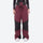 Waterproof snow jacket and pants set - lavender, on-model front with upright snowboard, for resort and backcountry days