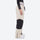 Waterproof snow jacket and pants set - rose pink, on-model front with snowboard and backpack, for skiing and snowboarding
