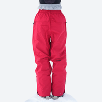
                  
                    Colorblock snowboard jacket and pants set - women's cream pants with black base layer, underarm vents dump heat
                  
                