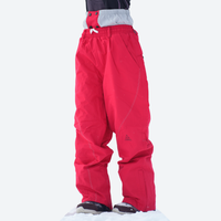 
                  
                    Breathable ski jacket and snow pants combo - women's cream pants with black base layer, fully taped seams keep snow out
                  
                