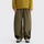 Deep army green outdoor utility pants worn front view