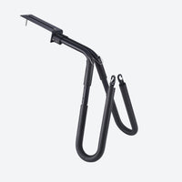 
                  
                    Motorcycle surfboard carrier mount - surfboard rack standalone view, for transporting surfboards on mopeds
                  
                