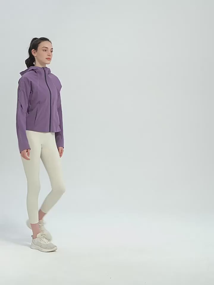 Luna Women's 3L Short Hardshell Jacket – Waist Fit | Vent Openings