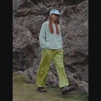 
                  
                    Load and play video in Gallery viewer, Breathable lightweight wide-leg trail pants - , on-model video preview, for hiking and trail walking
                  
                