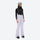 Women's belted snow jacket with suspender pants - lavender snow pants, for resort and cross-country days