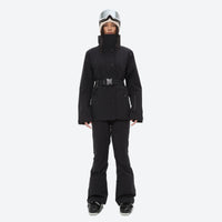
                  
                    Women's 3-layer breathable ski suit - black jacket with black pants, for resort and cross-country days
                  
                