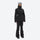 Women's 3-layer breathable ski suit - black jacket with black pants, for skiing and snowboarding