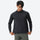 Long sleeve sun protection shirt with shorts - black rashguard detail shots of hood and fabric, for sun protection in water