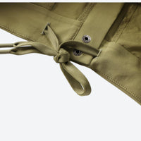 
                  
                    Men's quick-dry surf set with UPF 50+ - cream and gray shorts color variant views, for surfing and water sports
                  
                